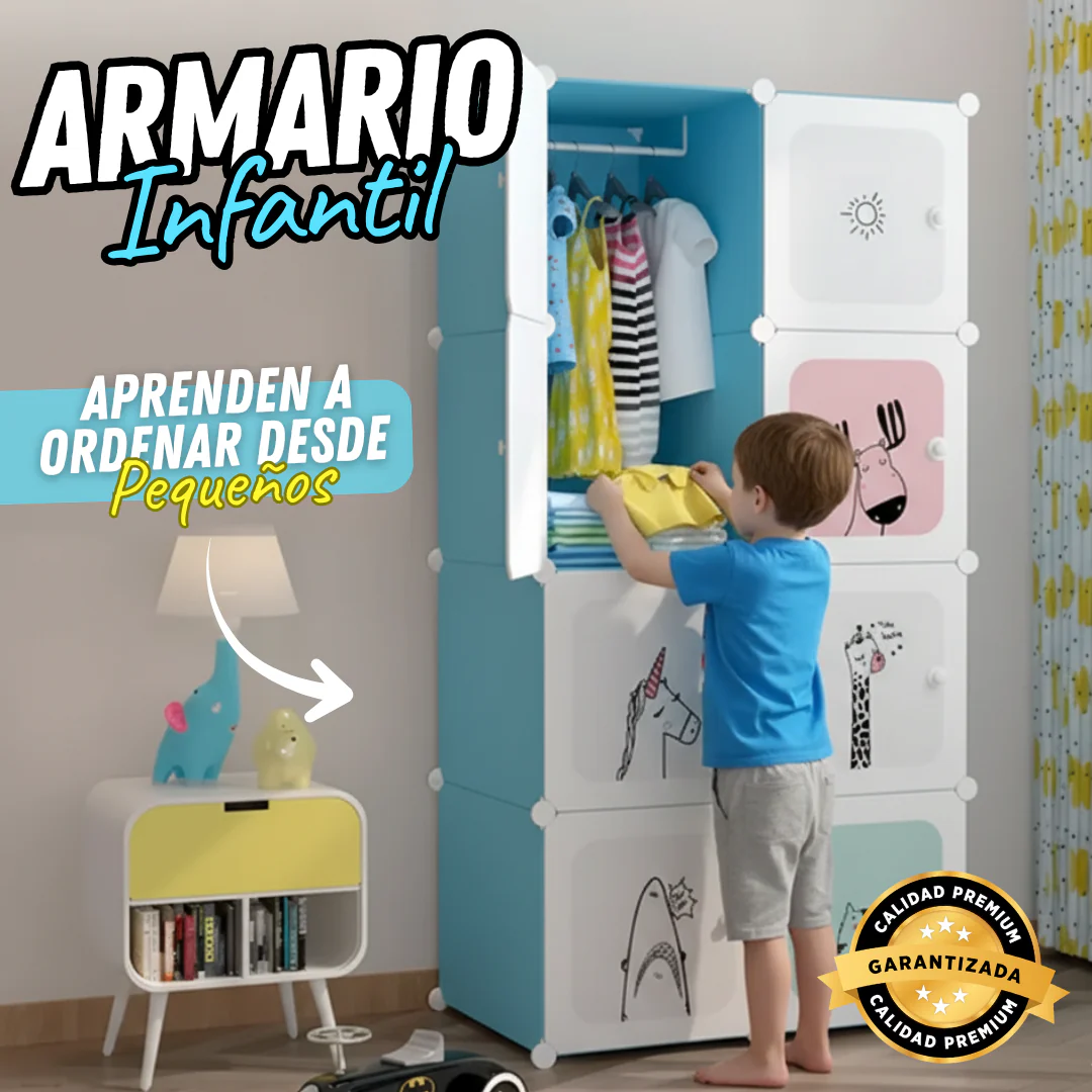 Armario Infantil Organizador De Ropa Y Juguetes - Image 2