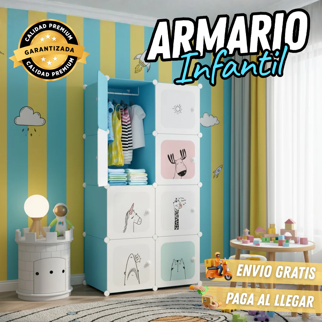 Armario Infantil Organizador De Ropa Y Juguetes - Image 6