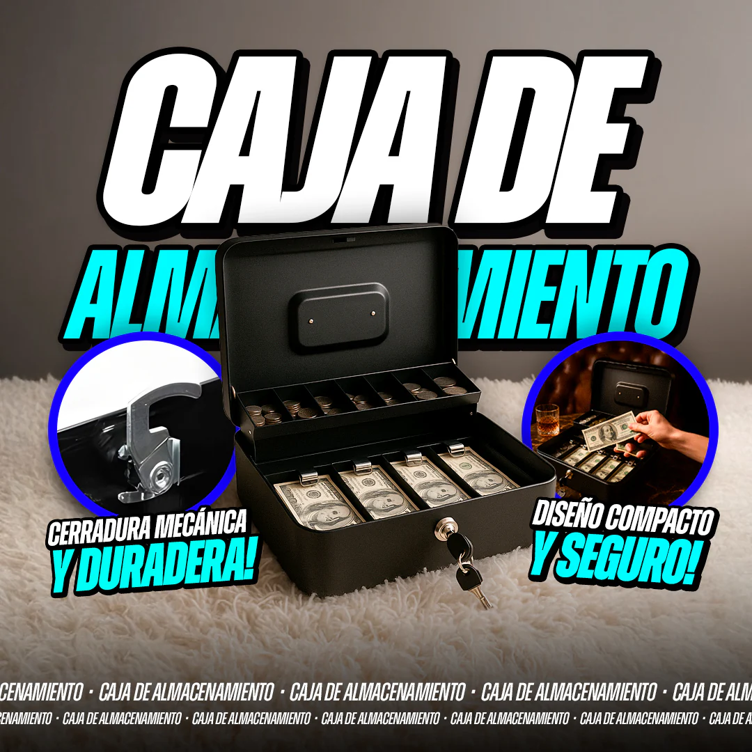 Caja de almacenamiento de efectivo con cerradura (TT) CFT0305 - Image 4