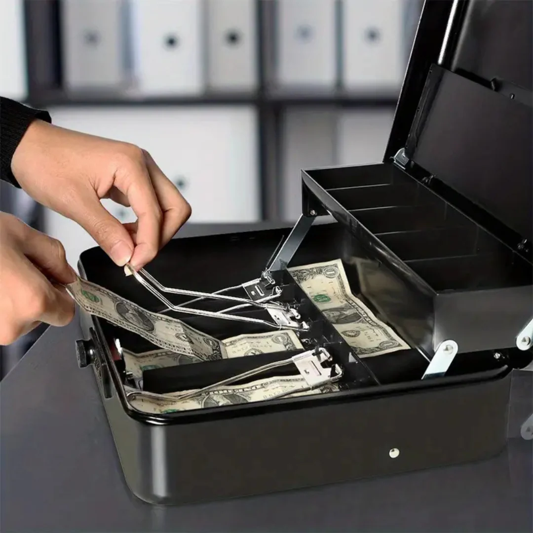 Caja de almacenamiento de efectivo con cerradura - Image 5