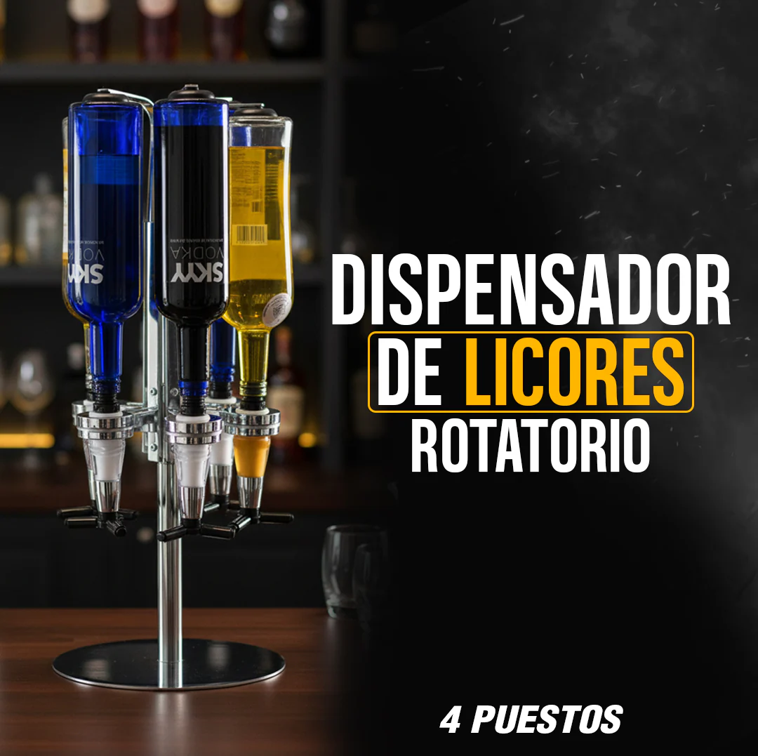 Dispensador de Licores Premium 4 Puestos con Dosificación Precisa (SBE0100) - Image 2