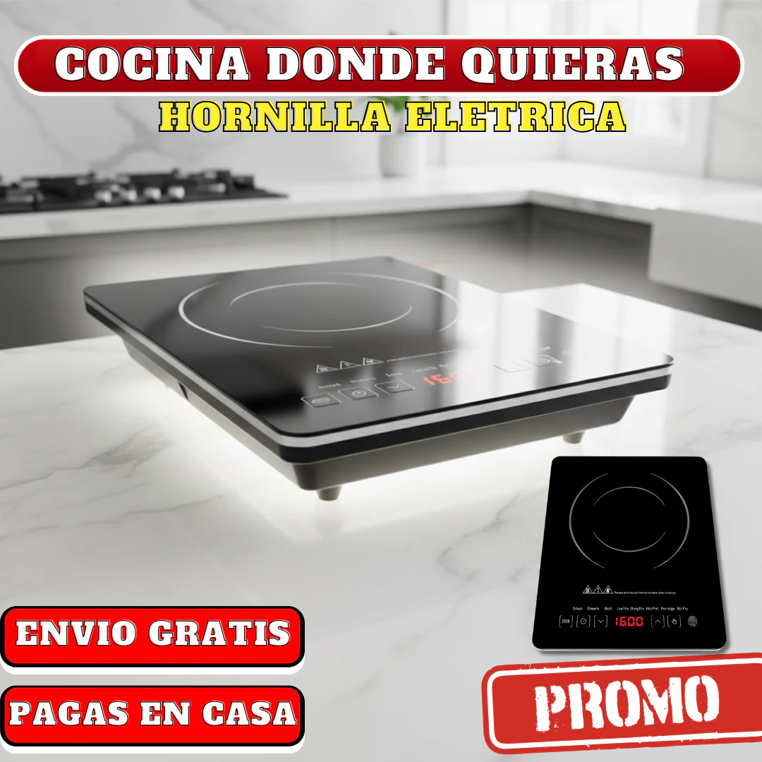 Placa de Inducción 110V Inteligente, Pantalla Táctil, Cocina Premium (IND0100) - Image 3