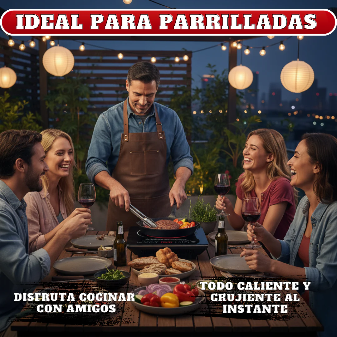 Placa de Inducción 110V Inteligente, Pantalla Táctil, Cocina Premium (IND0100) - Image 4