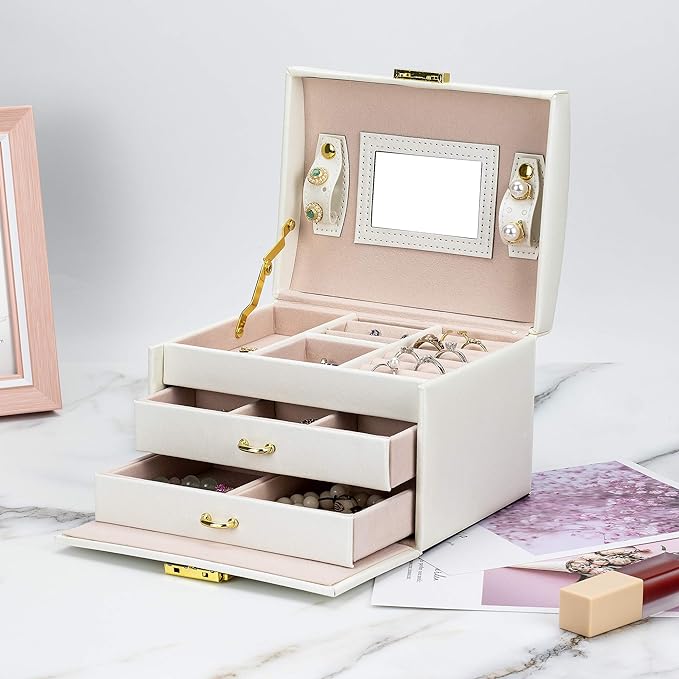Joyero elegante Blanco - Image 3