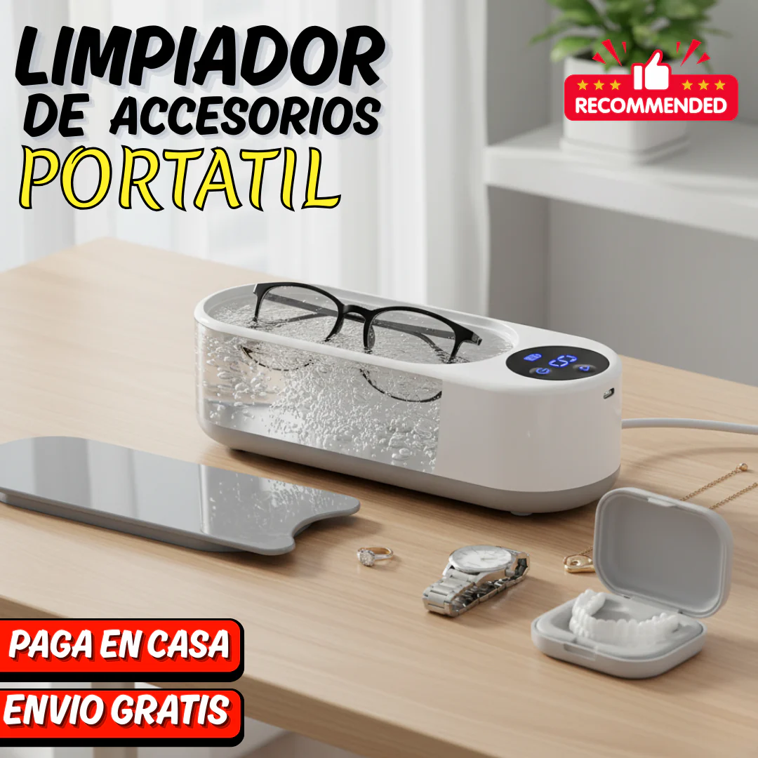 Limpiador multifuncional de joyas por ultrasonidos, para el hogar (LIM0500) - Image 5