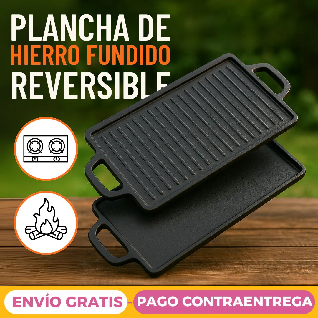 Parrilla de Hierro Fundido Reversible - Image 3