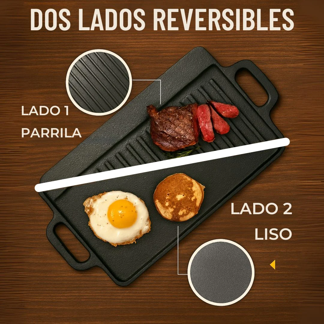 Parrilla de Hierro Fundido Reversible - Image 5