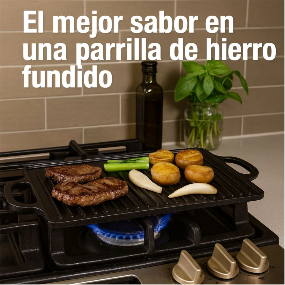 Parrilla de Hierro Fundido Reversible - Image 7