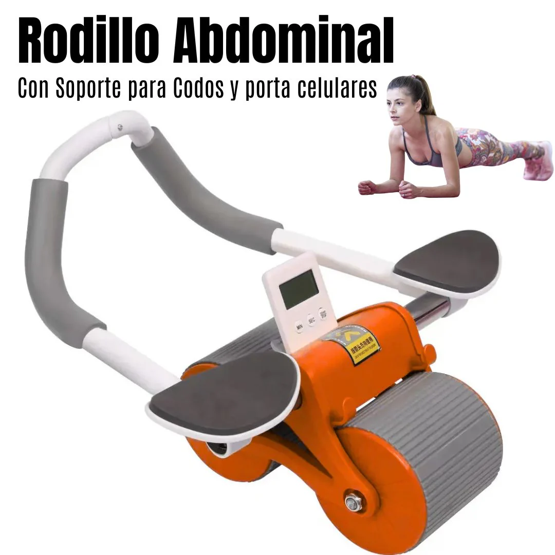 Rueda Abdominal Abs con Rebote Automático Soporte Codos - Image 5