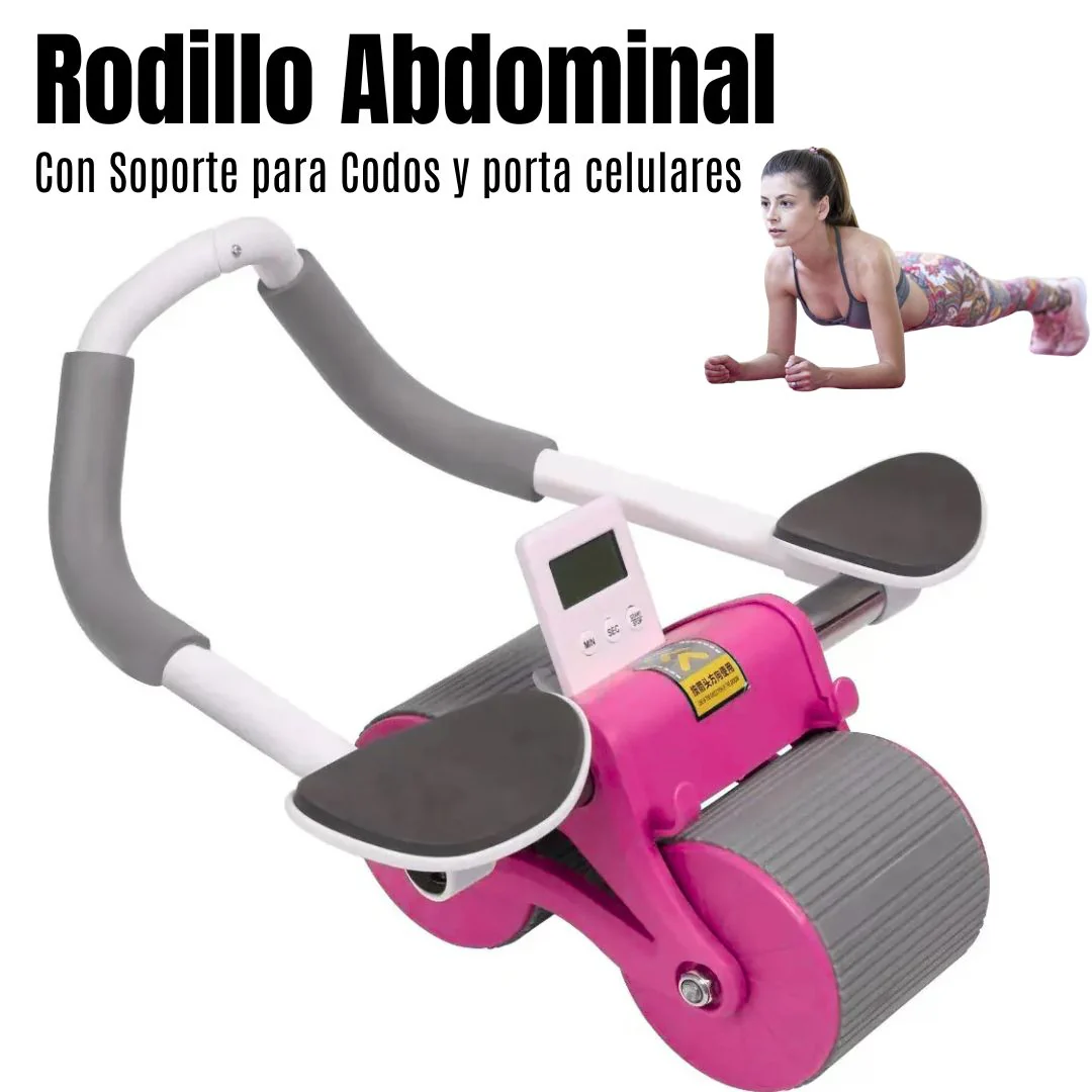 Rueda Abdominal Abs con Rebote Automático Soporte Codos - Image 6