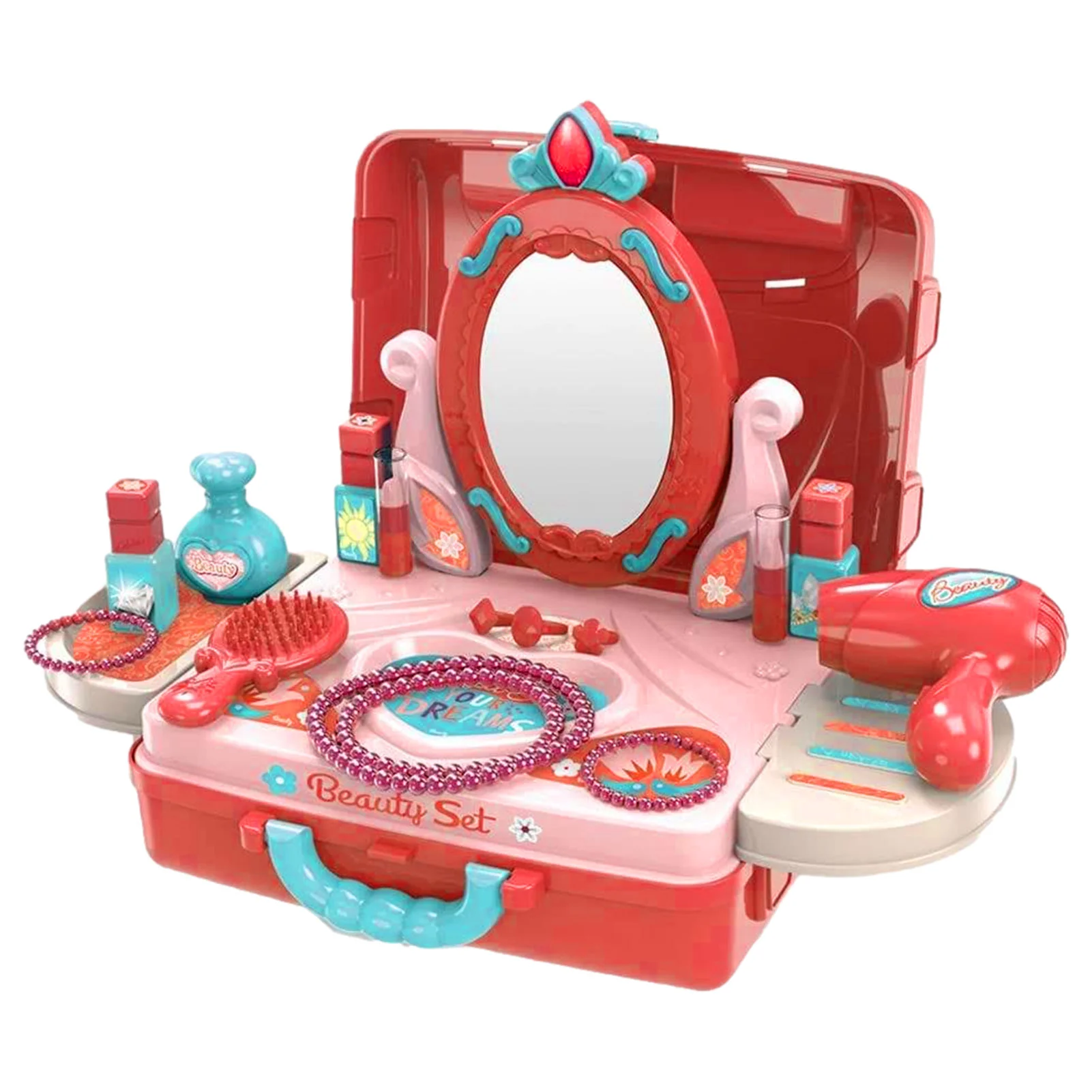 Set Tocador Maleta Portátil Para Niña Juguete De Lujo - Image 4