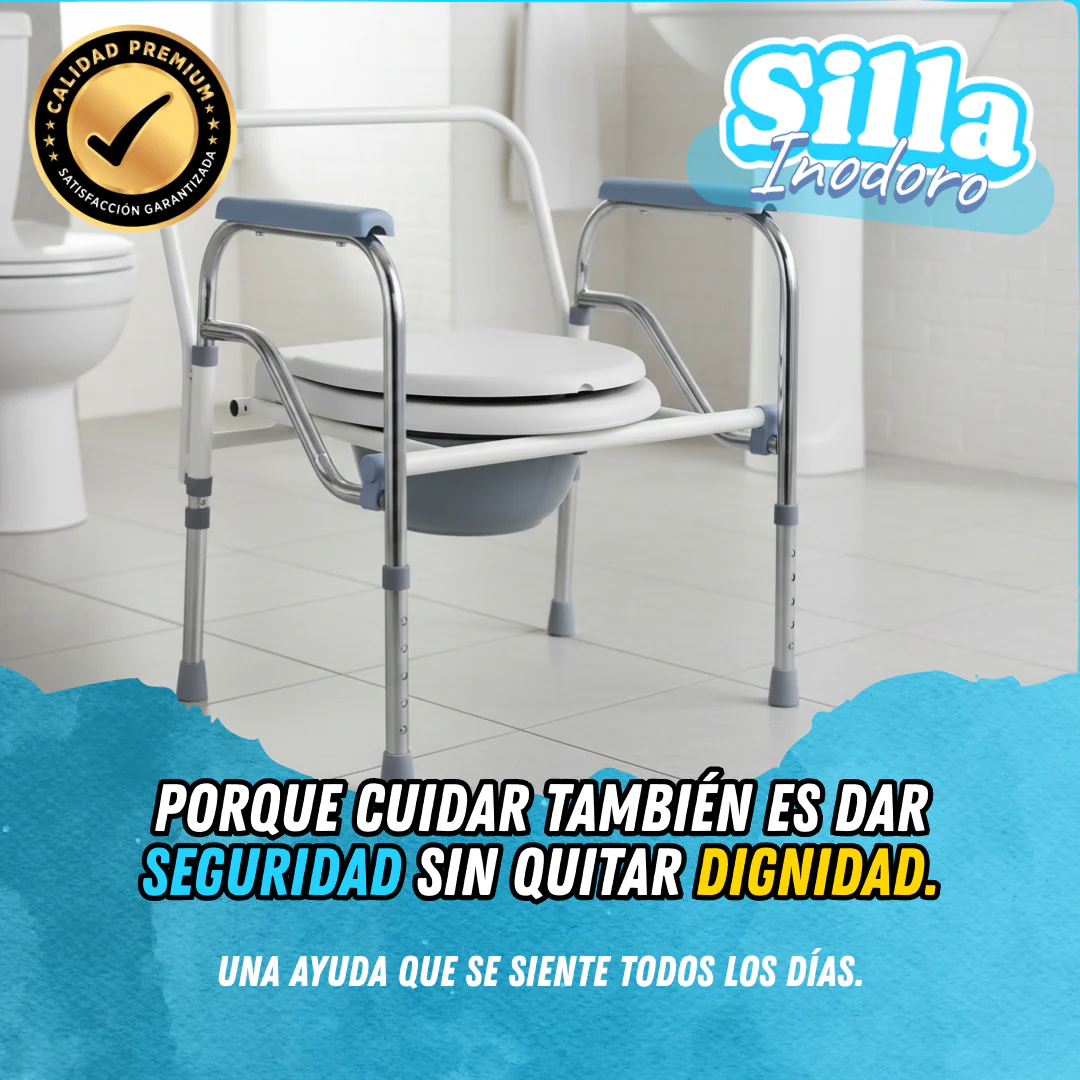 Silla Inodoro Plegable con Posa Manos - Image 8